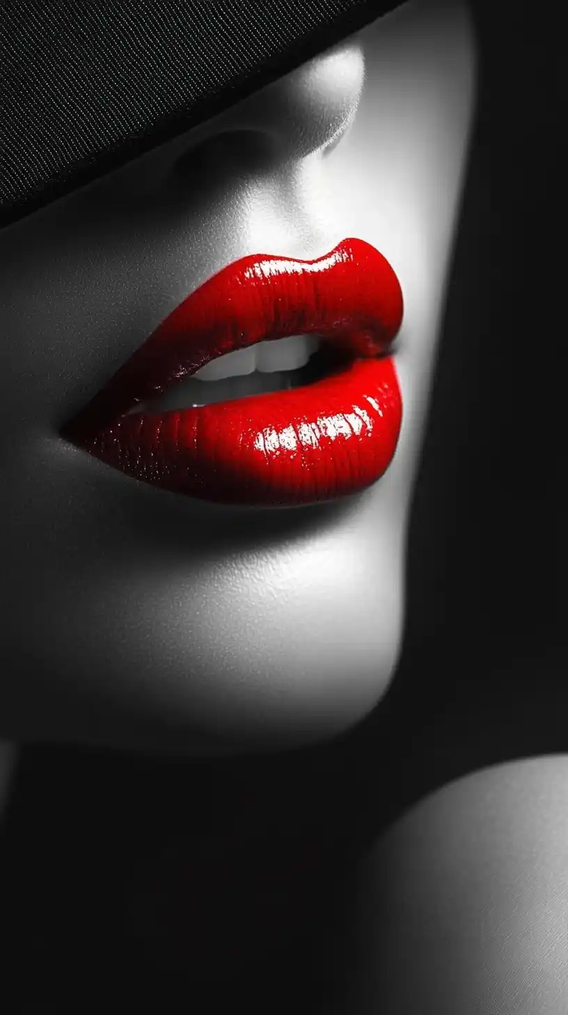 Mysterious Woman in Shadows