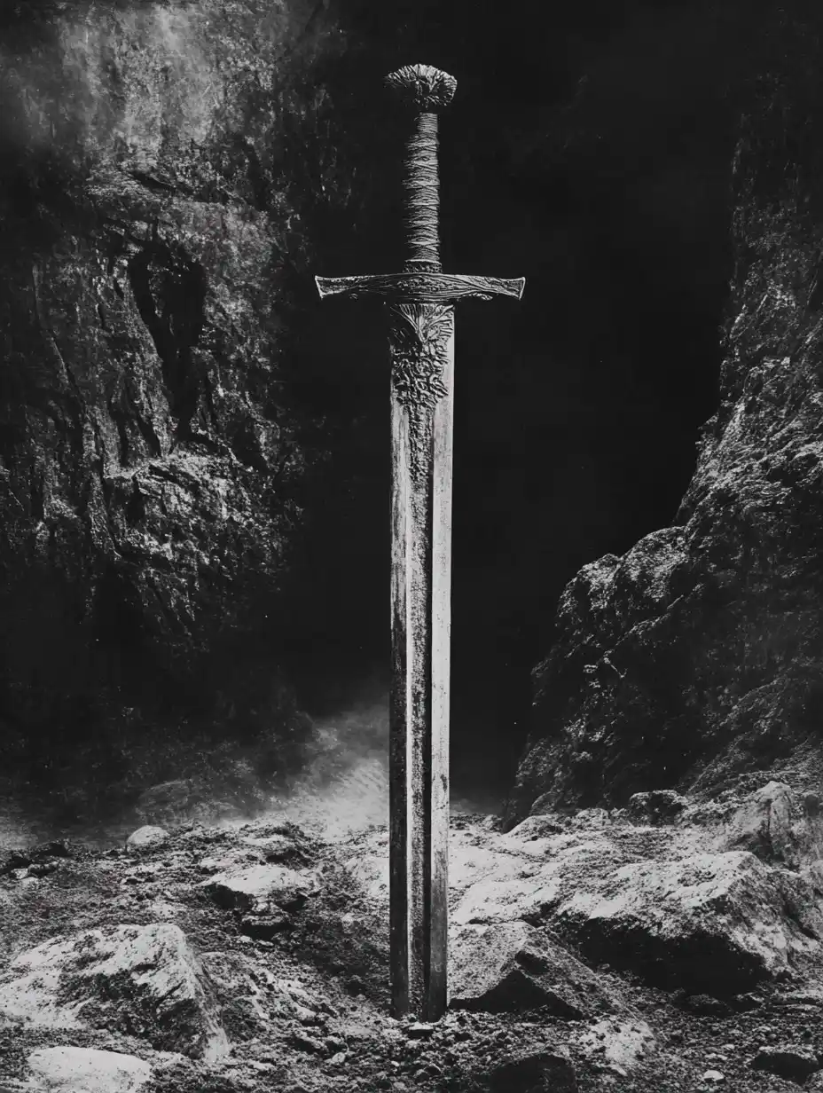 Vintage Sword in Earth