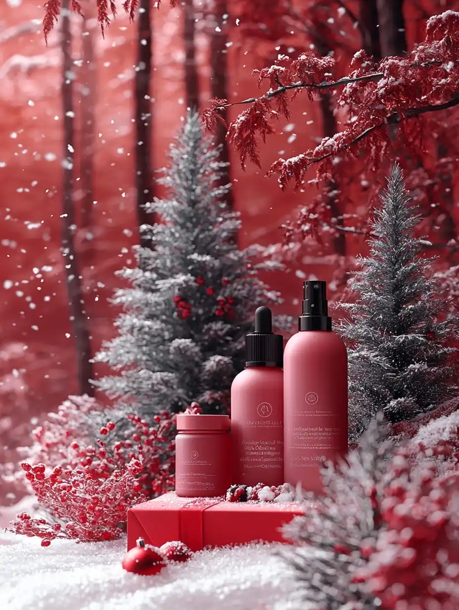 Christmas Skin Care Display