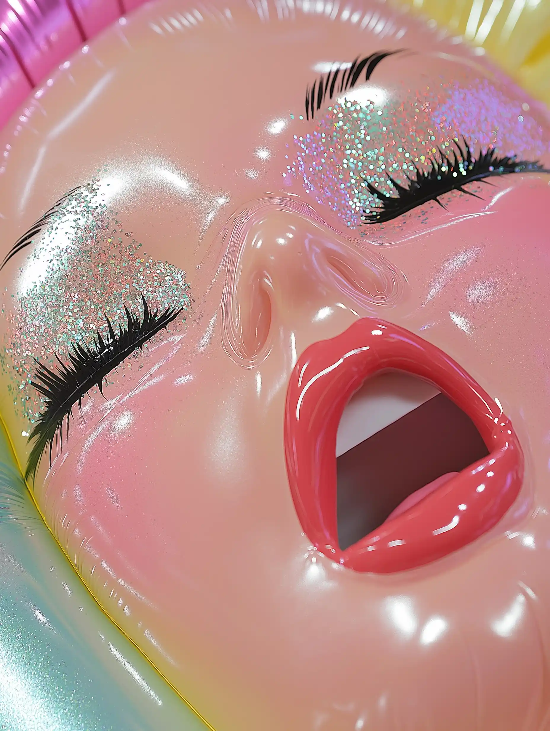 Inflatable Doll Close-Up