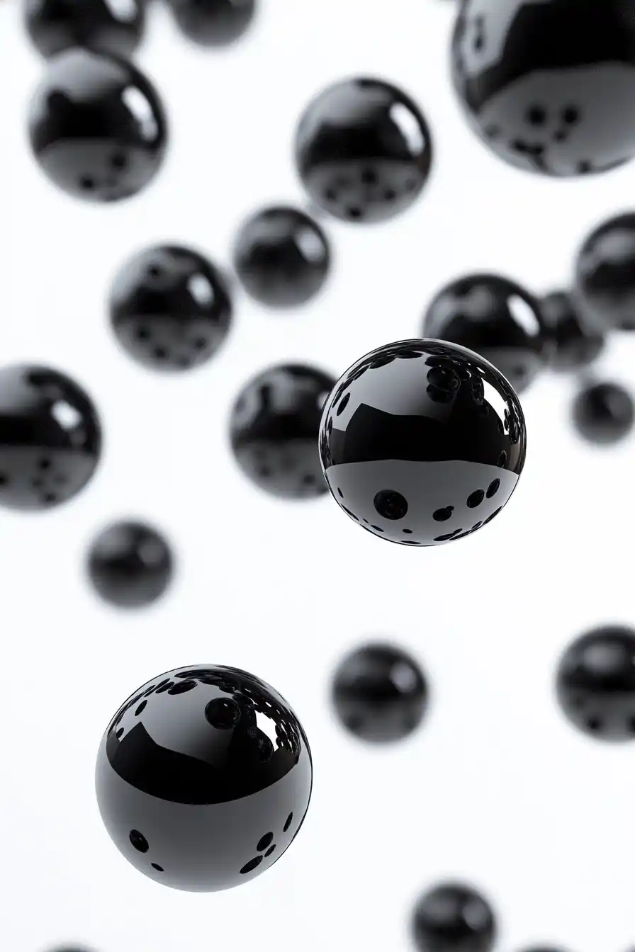 Glossy Balls in Chaos