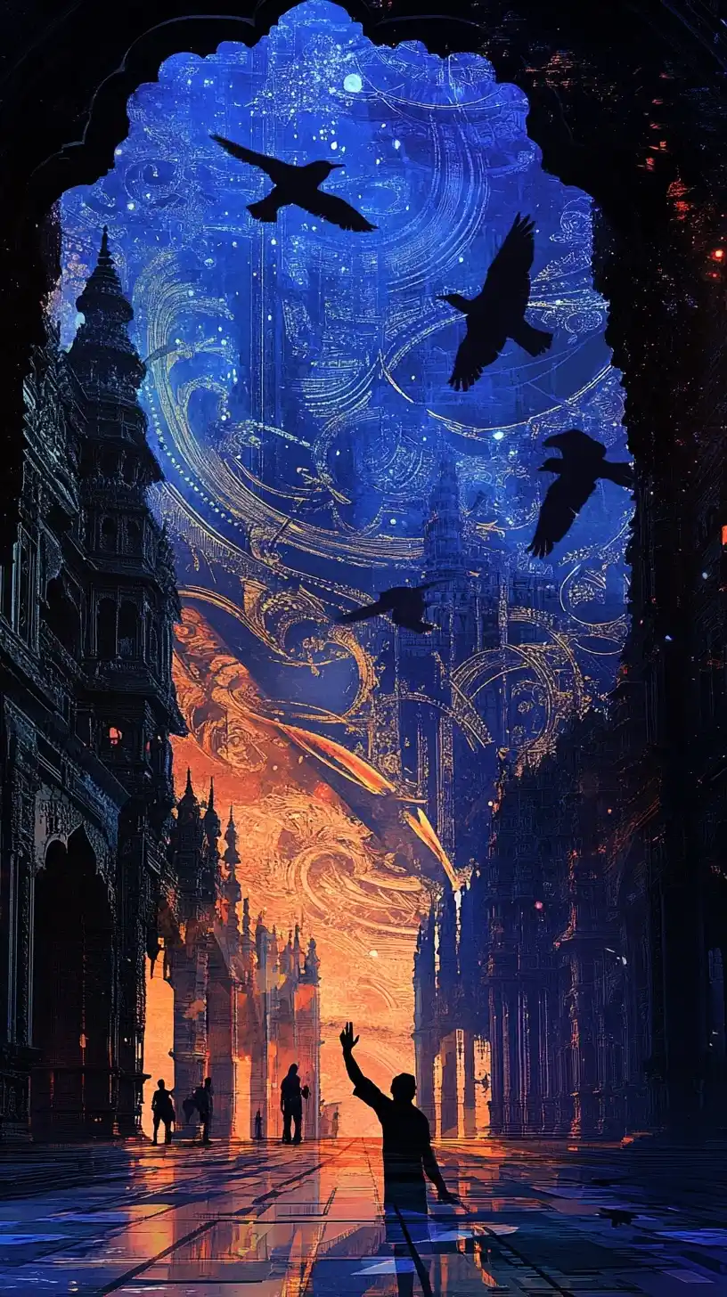 Holographic Cityspace with Patterns