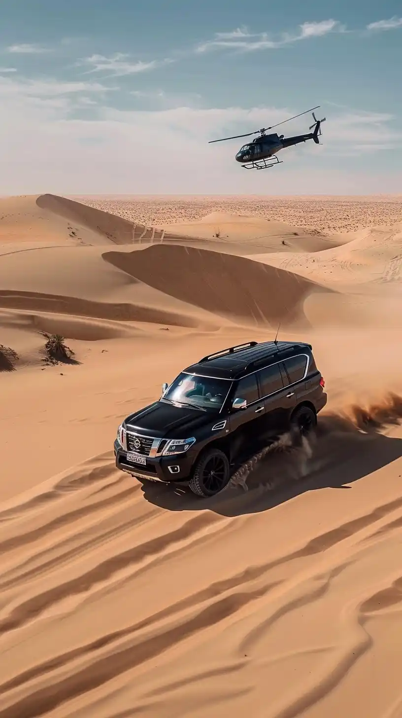 Off-Road Nissan Patrol Chase