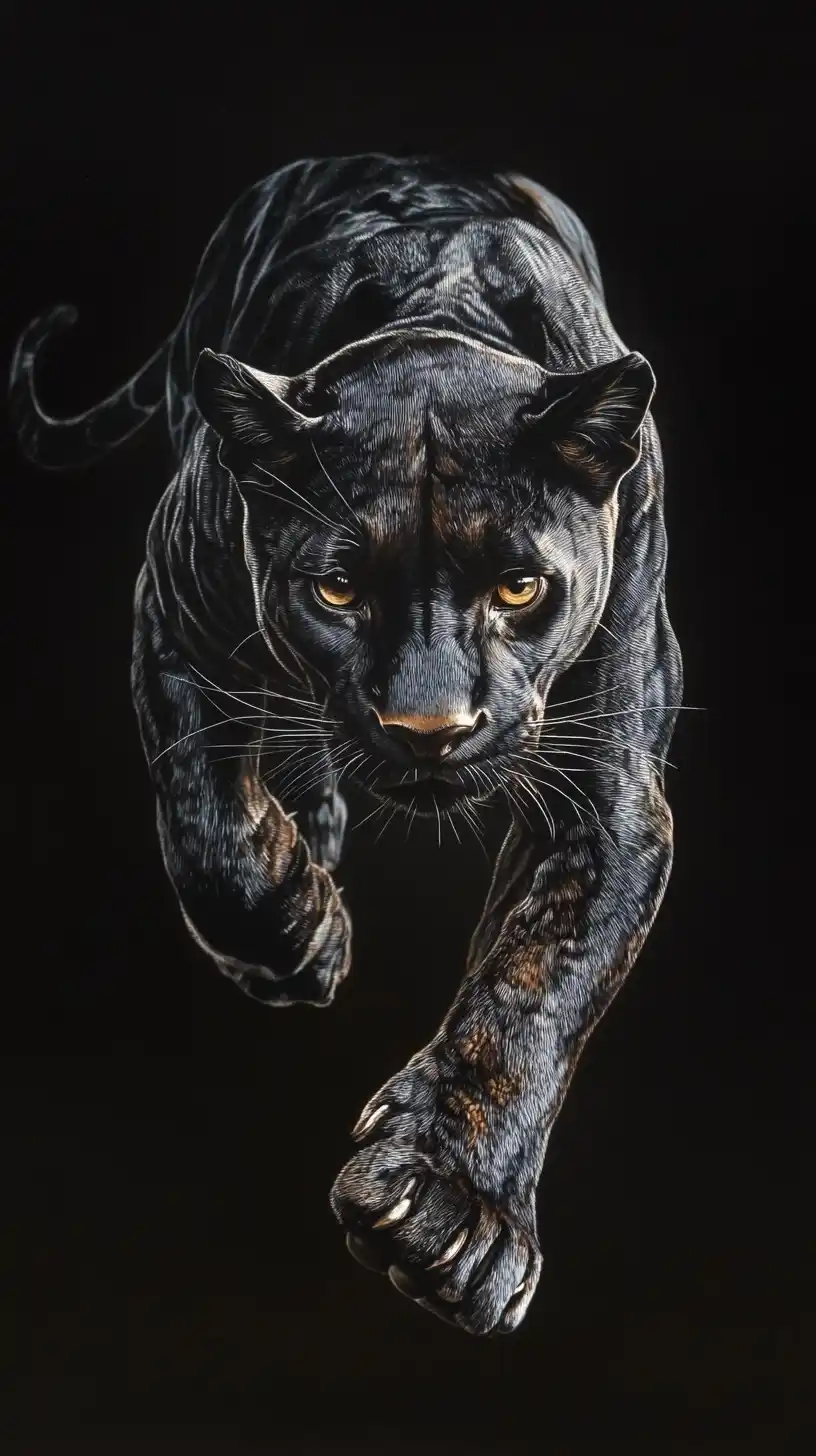 Black Panther on Black