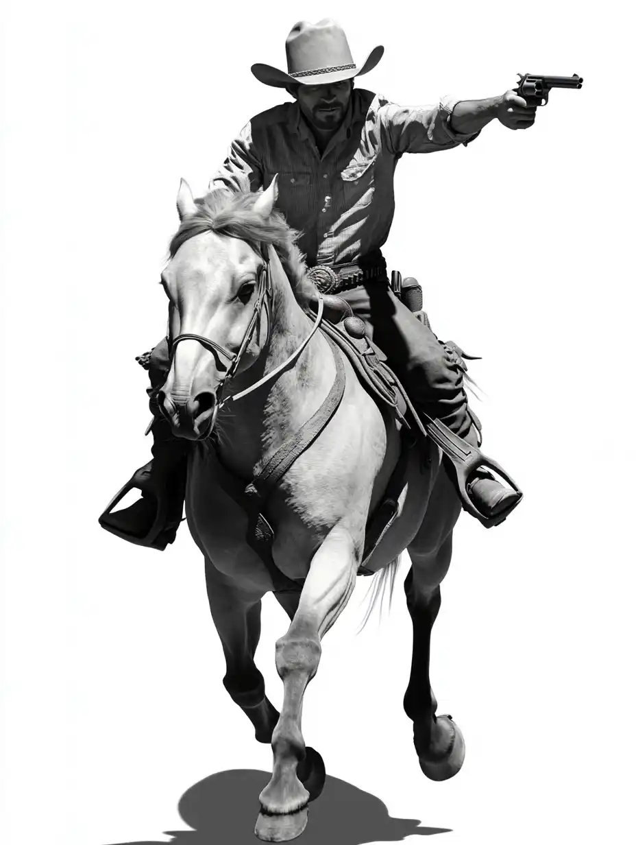 Photo Realistic Cowboy Bandit