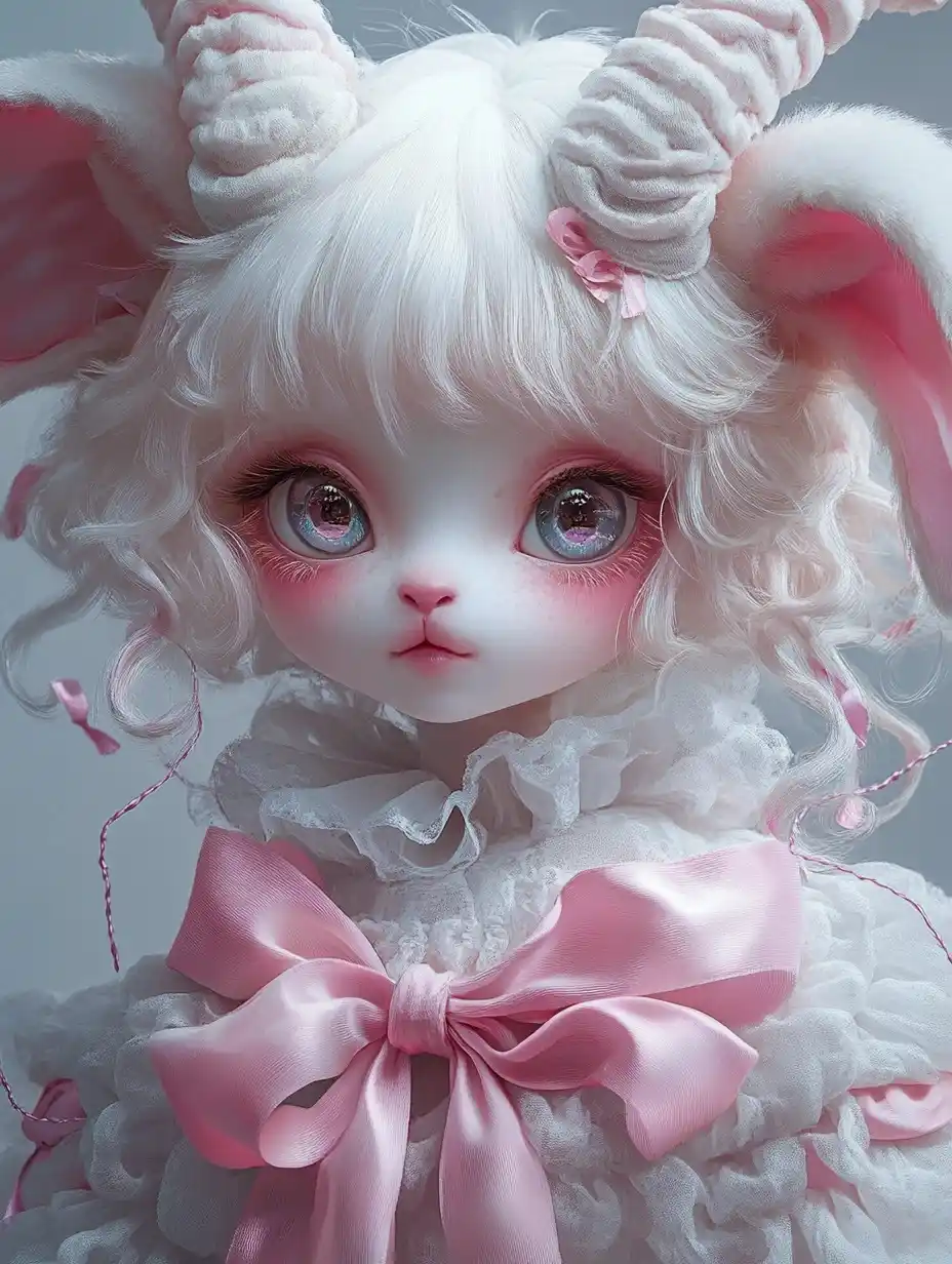 Kawaii Lamb Monster Dress
