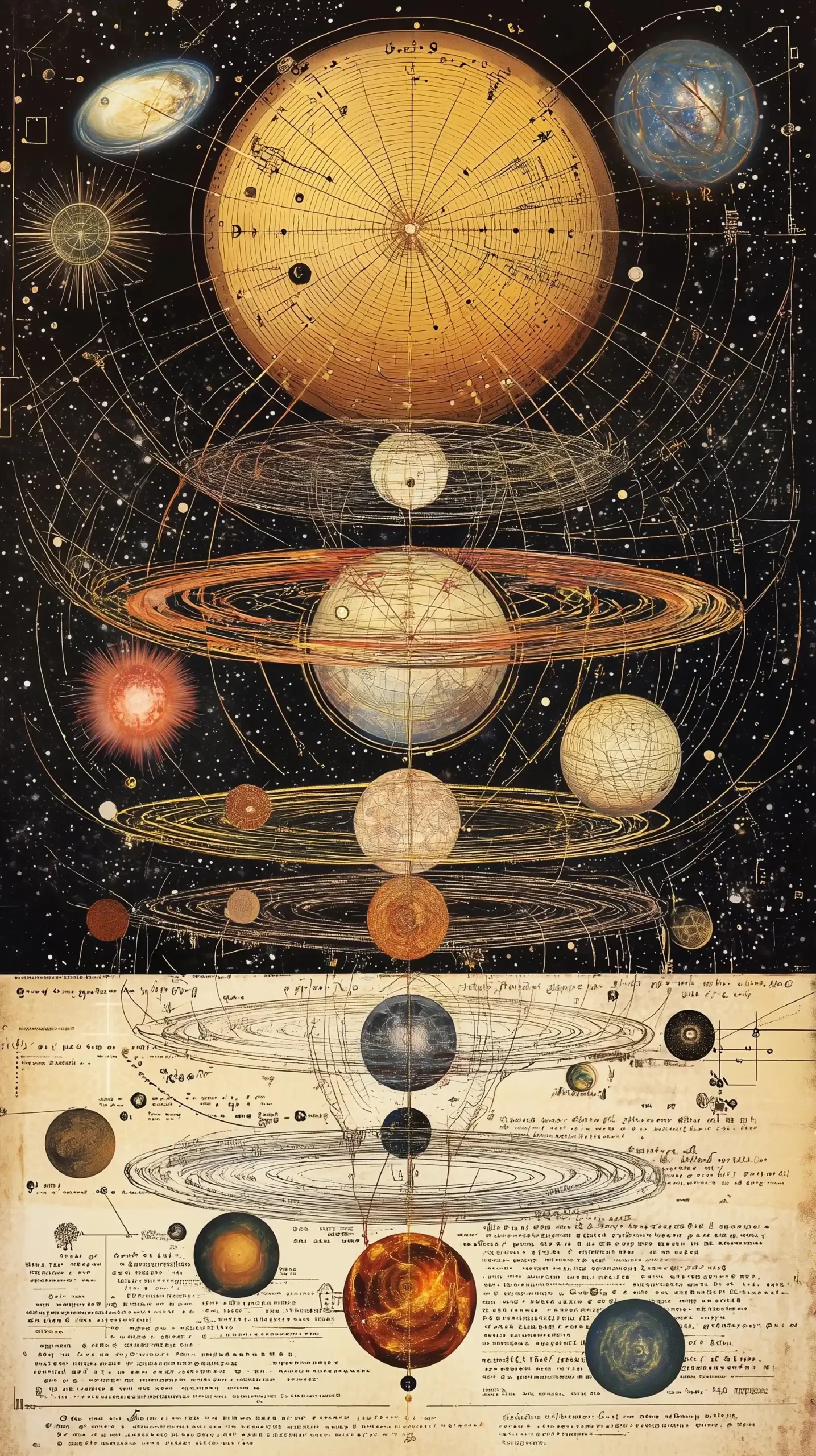 Cosmic Micro-Macro Schematic