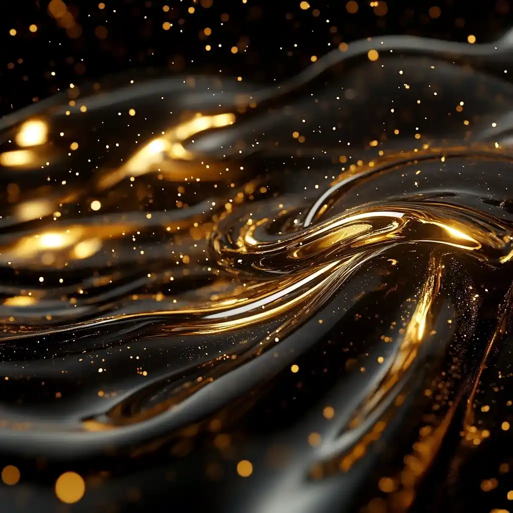 Liquid Gold and Black Motion