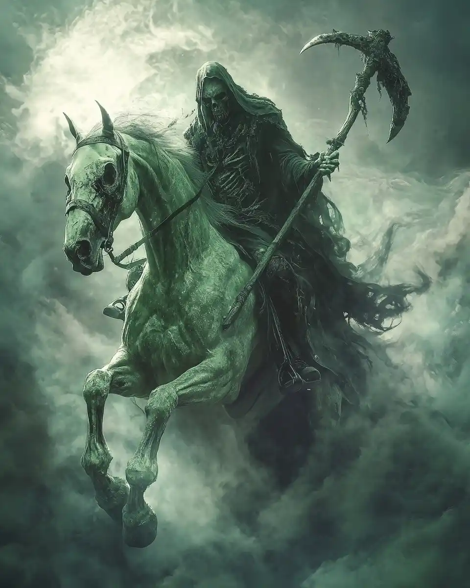 Hyper-Realistic Horseman Emergence