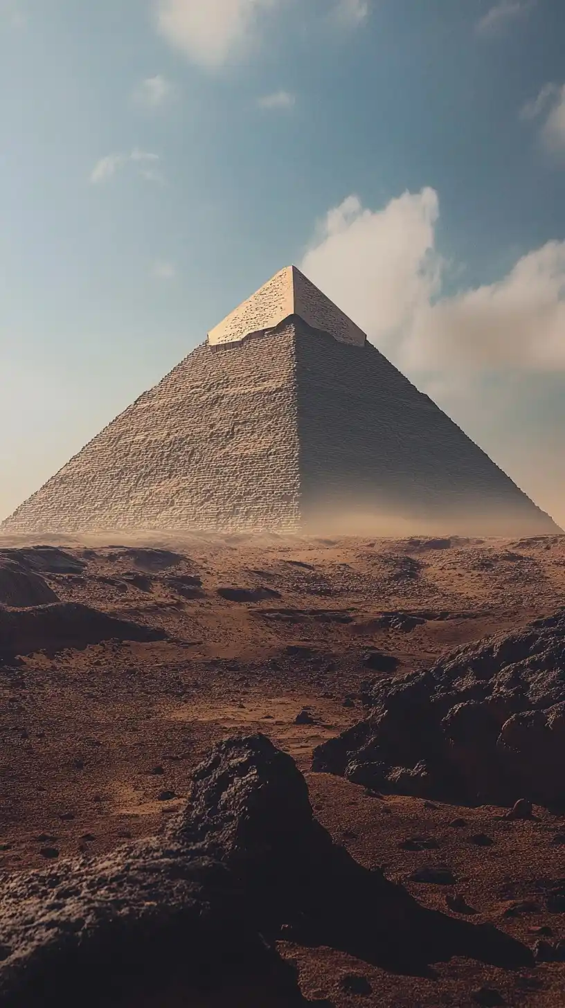 Pyramid Profile on Horizon