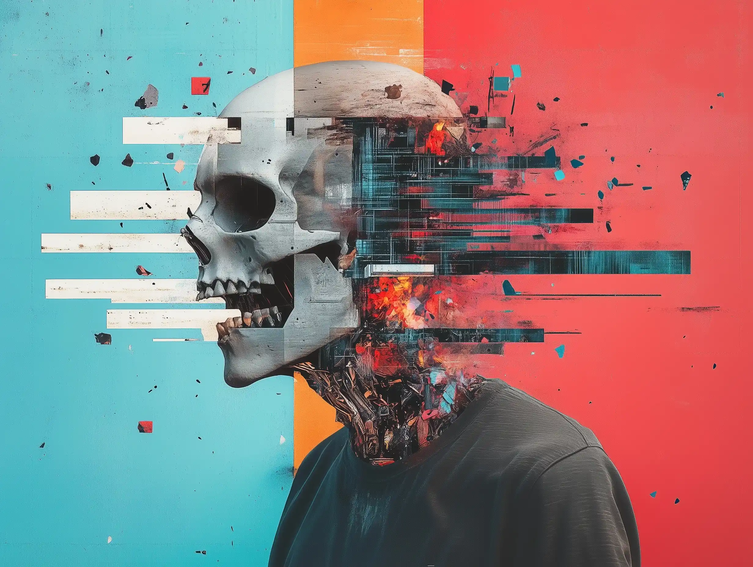 Glitch Cyber Zombie Fusion