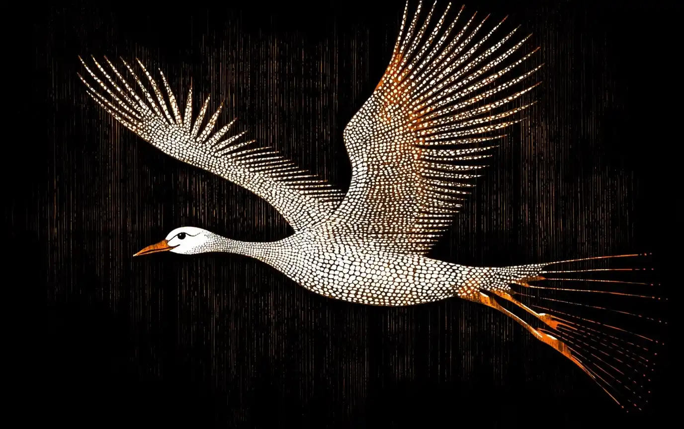 Gouache Goose on Gander
