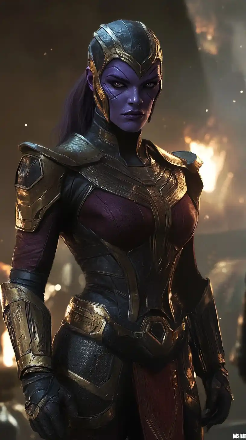 Photorealistic Thanos Warrior