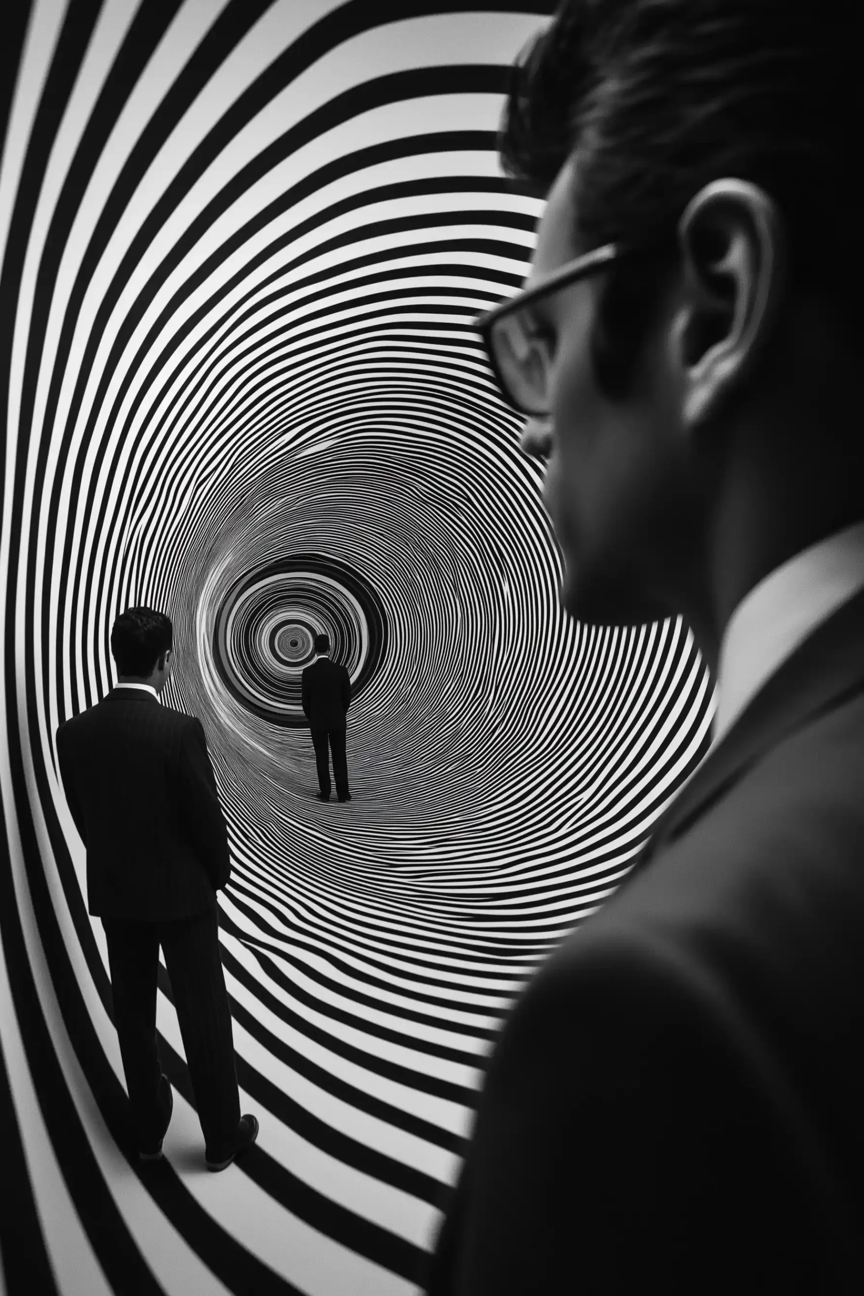 Striped Optical Illusion Photography