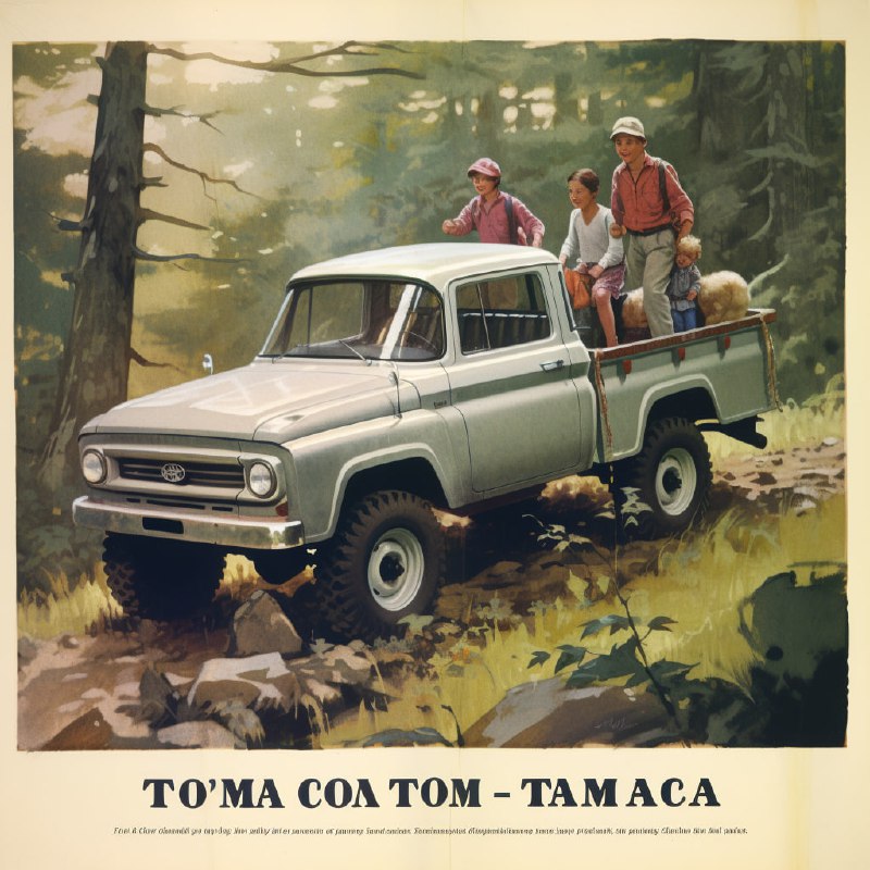 1960s Print Ad for Gray 1965 Toyota Off-Road SUV