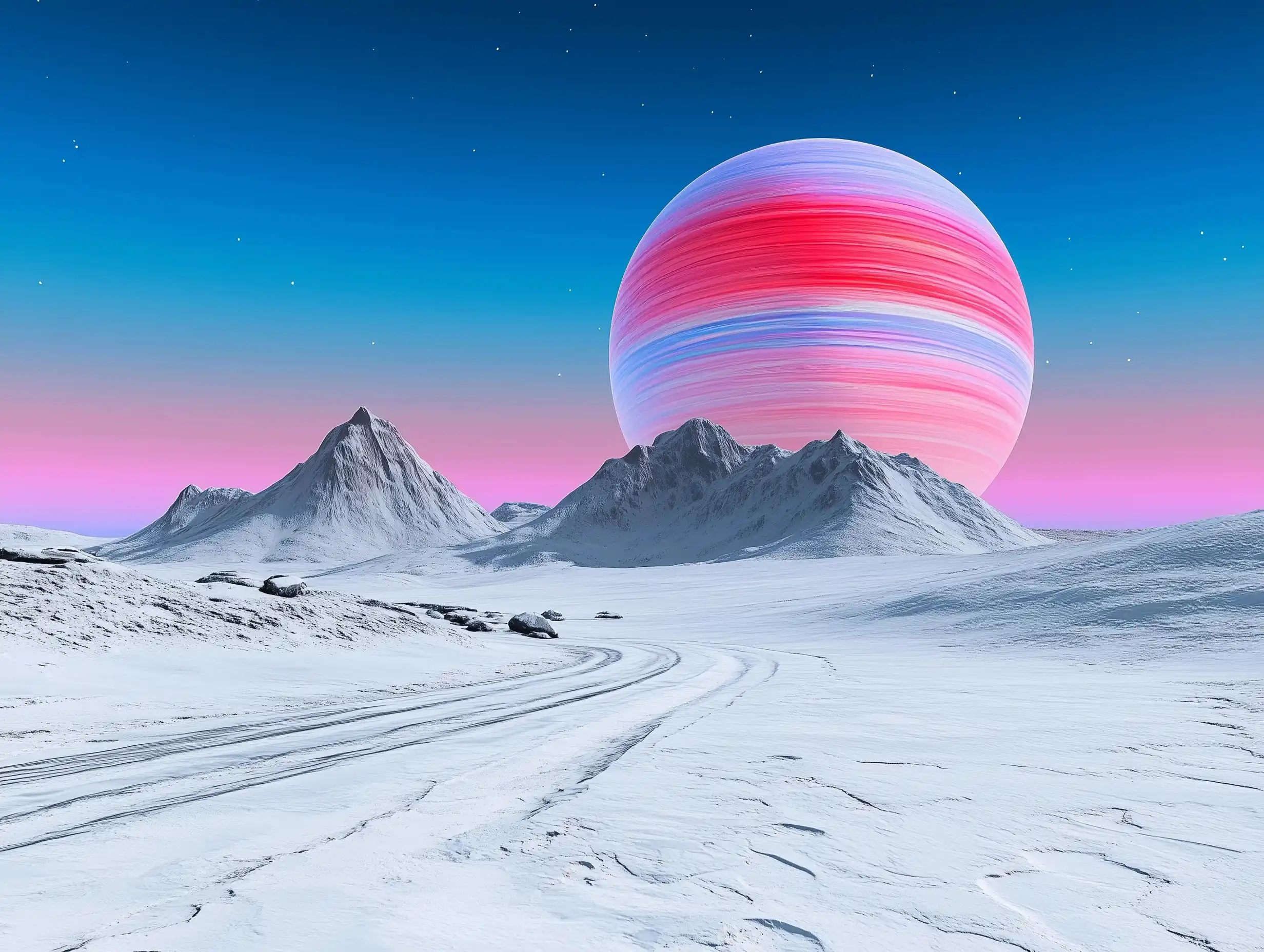 Artistic Earth Horizon Curve