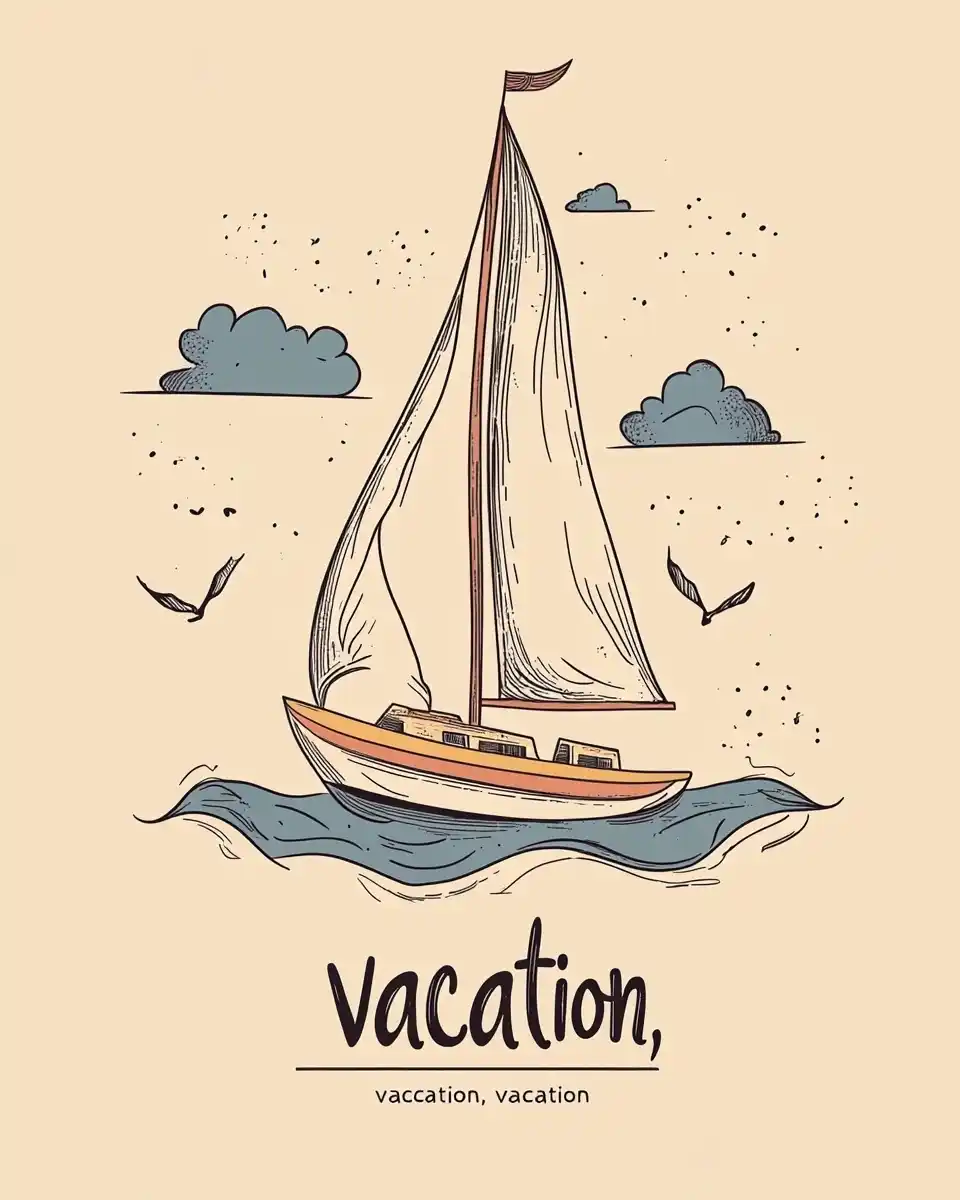 Minimalist Sailboat Design