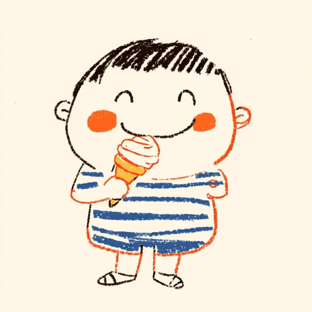Pixar Baby Eating Ice Cream