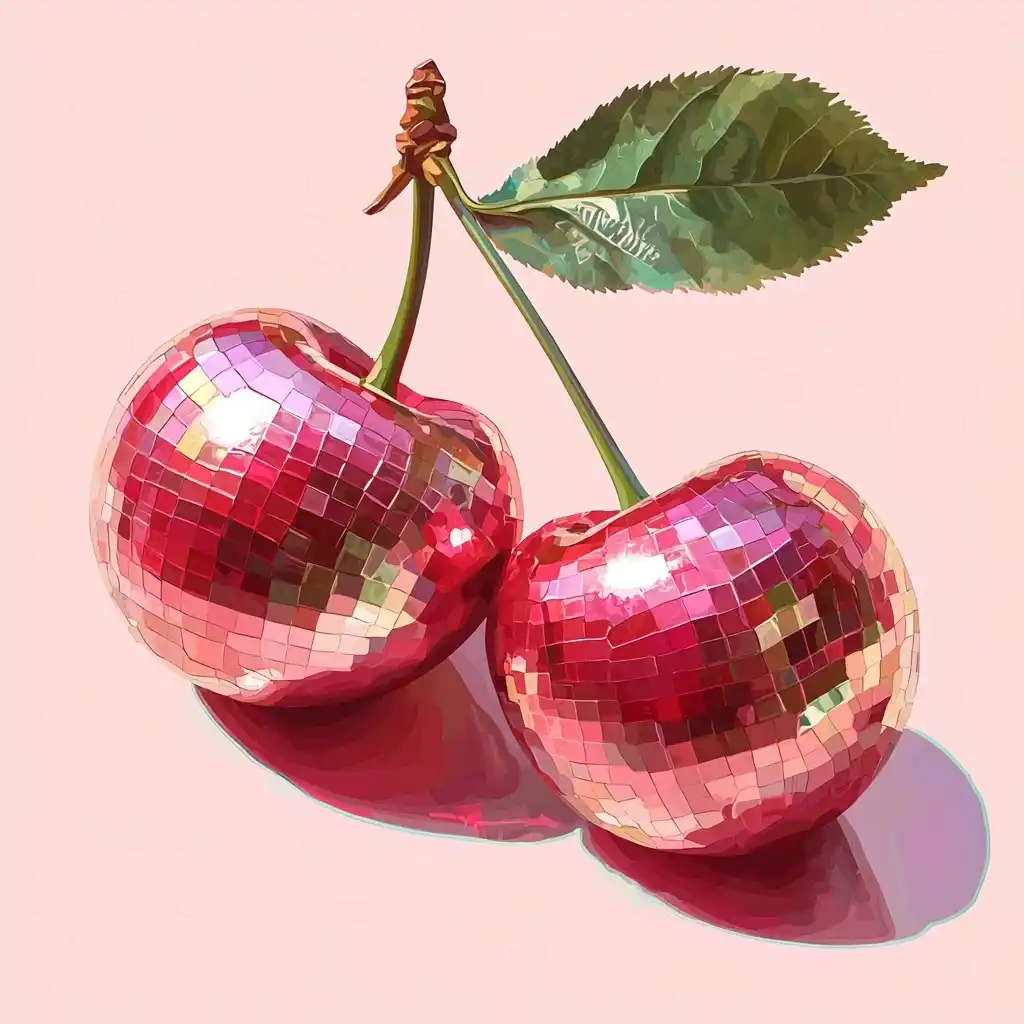 Mirrored Cherries in Oil