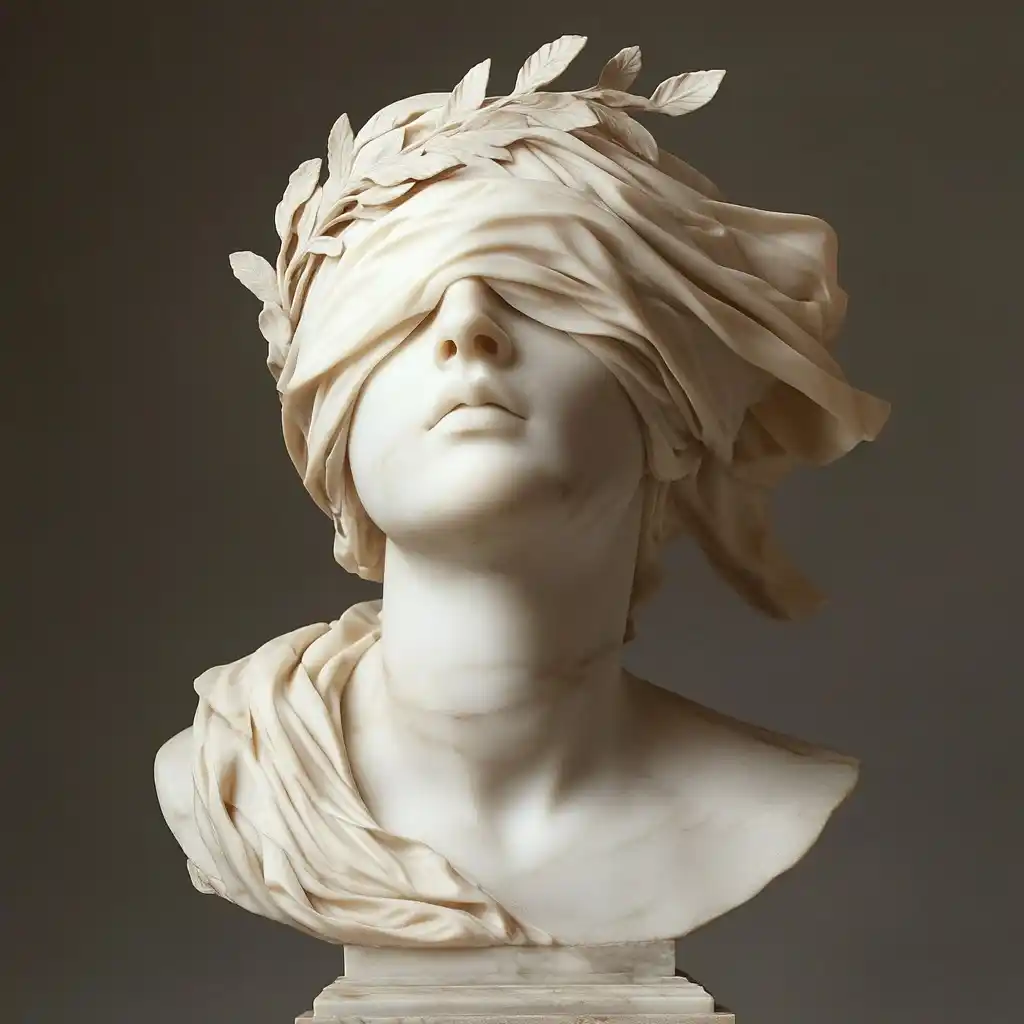 Marble Greek Woman Sculpture