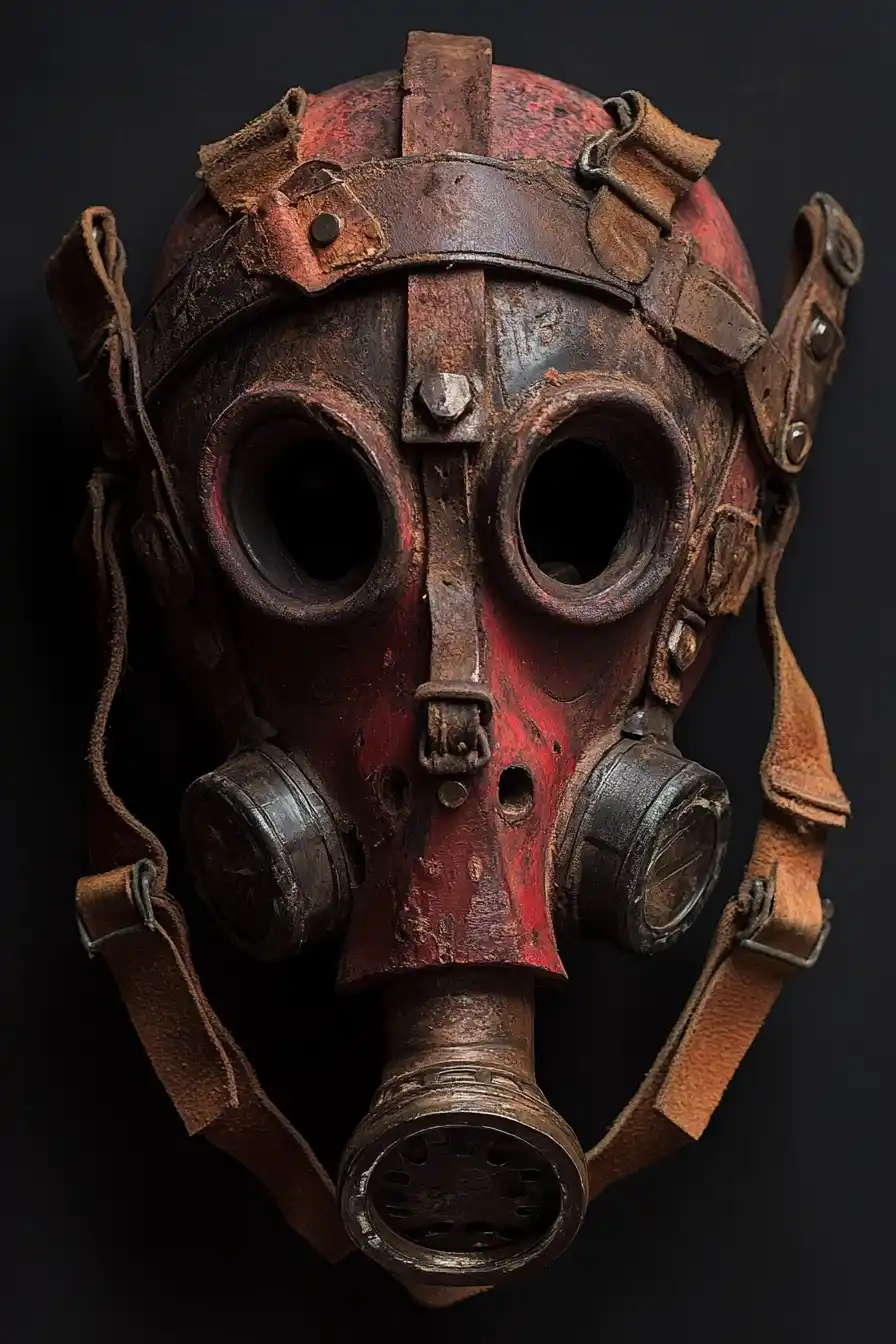 Hanafuda Gas Mask Design