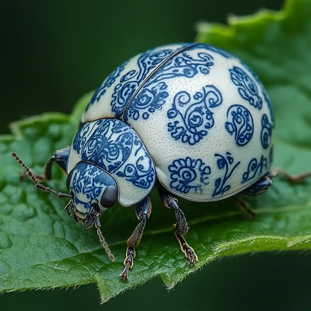 Tattooed Ladybug Macro Photography