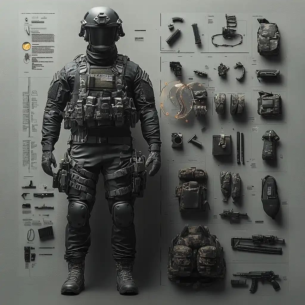 Soldier Uniform and Equipment