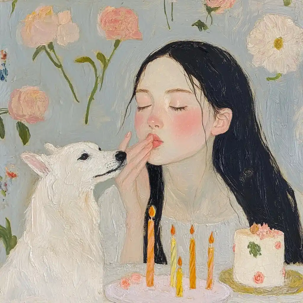 Vintage Birthday Celebration Art