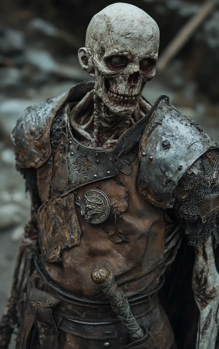Skeleton Warrior in Armor