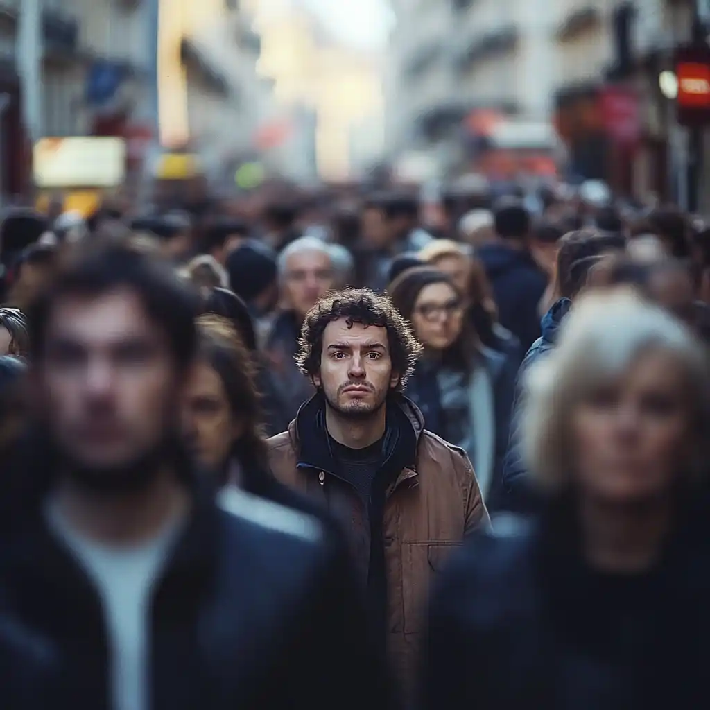 Crowd Portrait in France