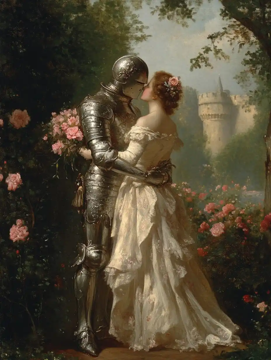 Rococo Knight and Bride