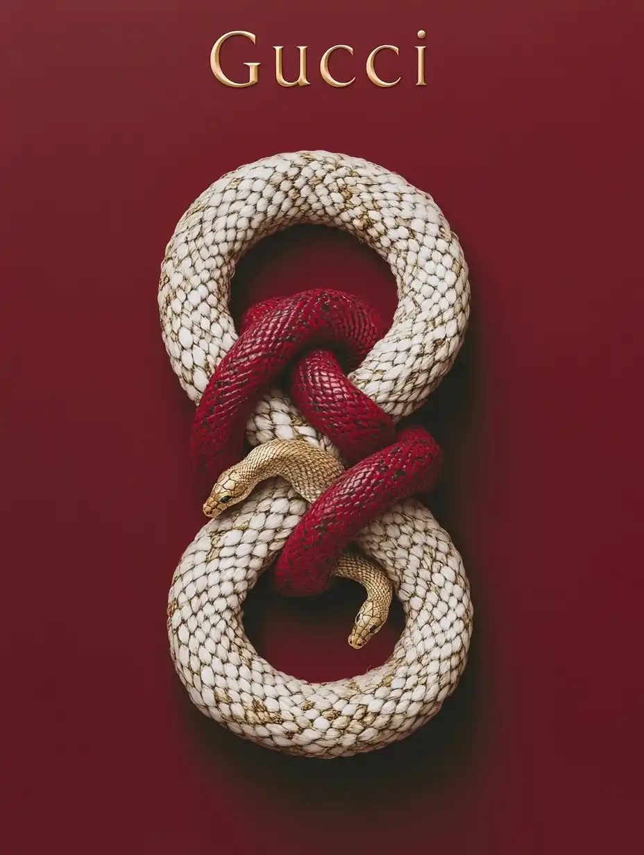 Chinese Knot with Snakes