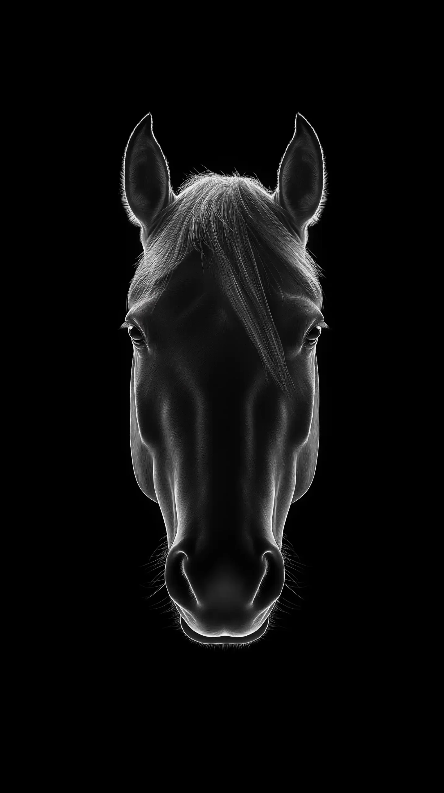 Photorealistic Horse Portrait