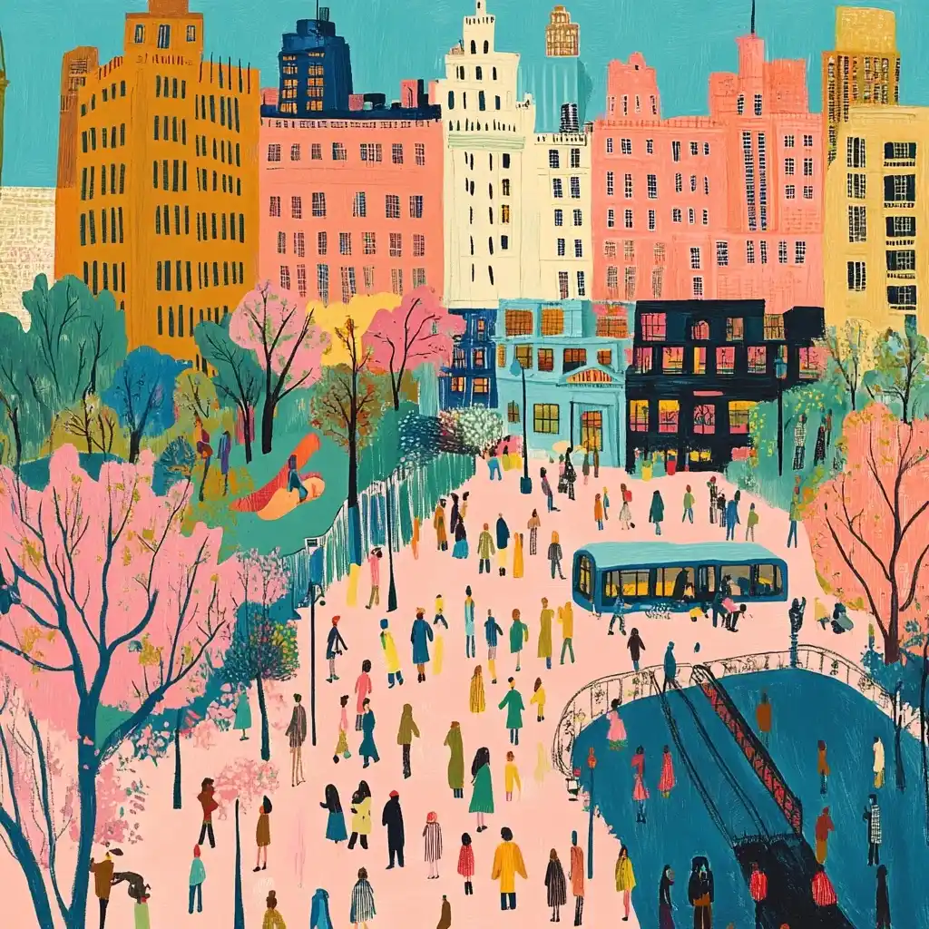 Quirky Spring in Central Park