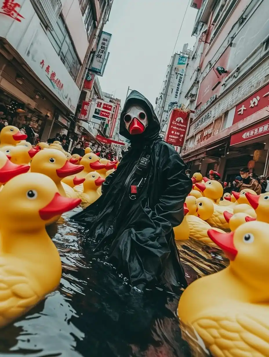 Plague Doctor with Ducks