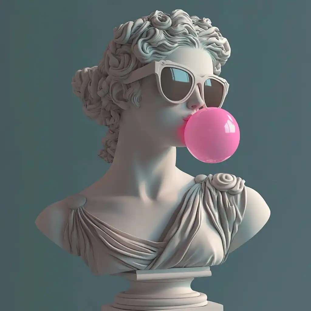3D Greek Goddess Sculpture