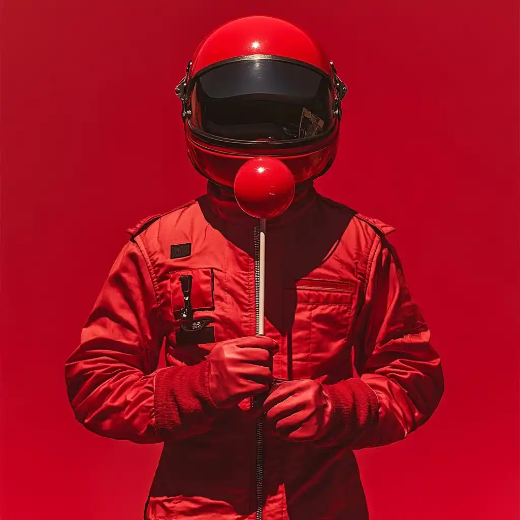 Lollipop in Racing Suit