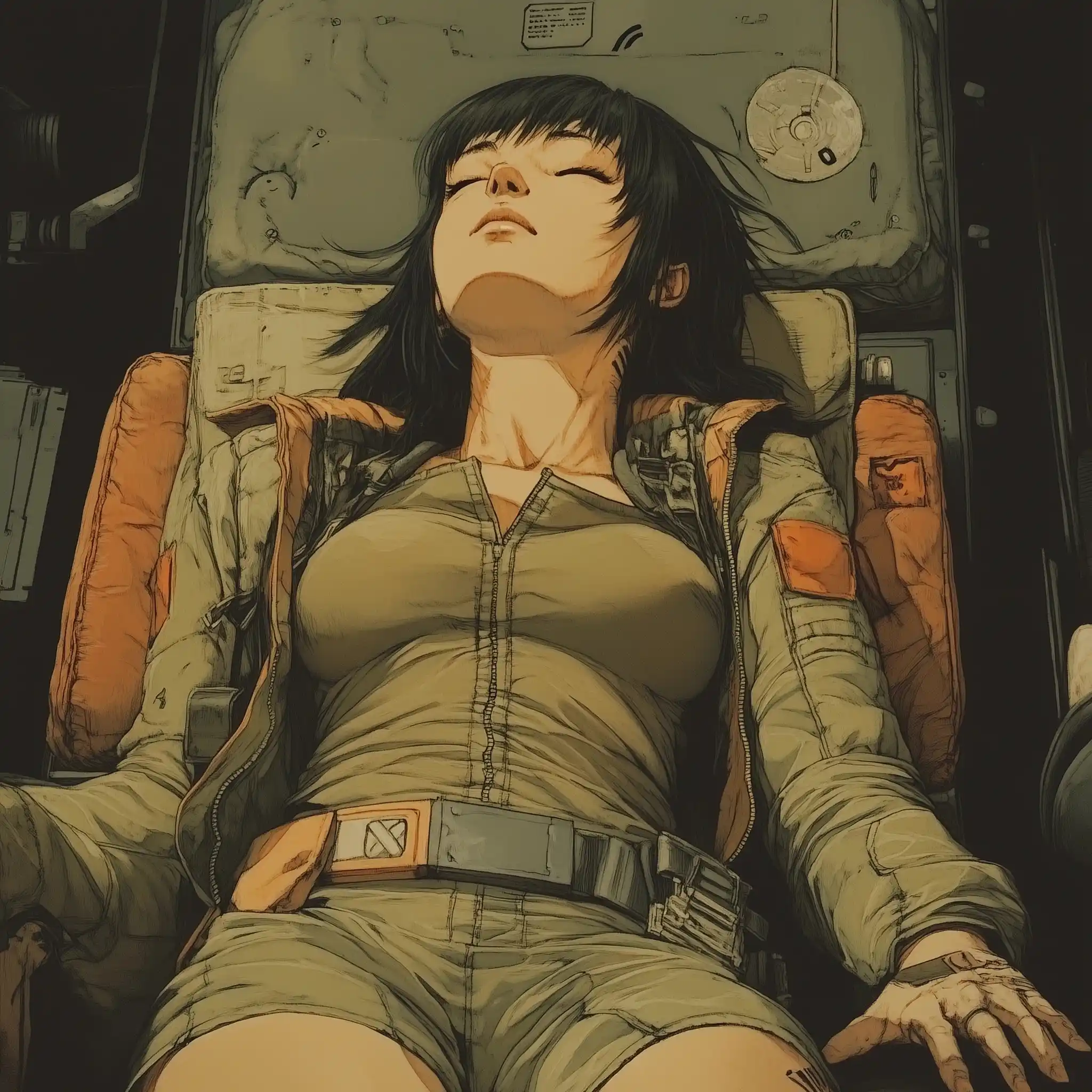 Attractive Captain in Anime