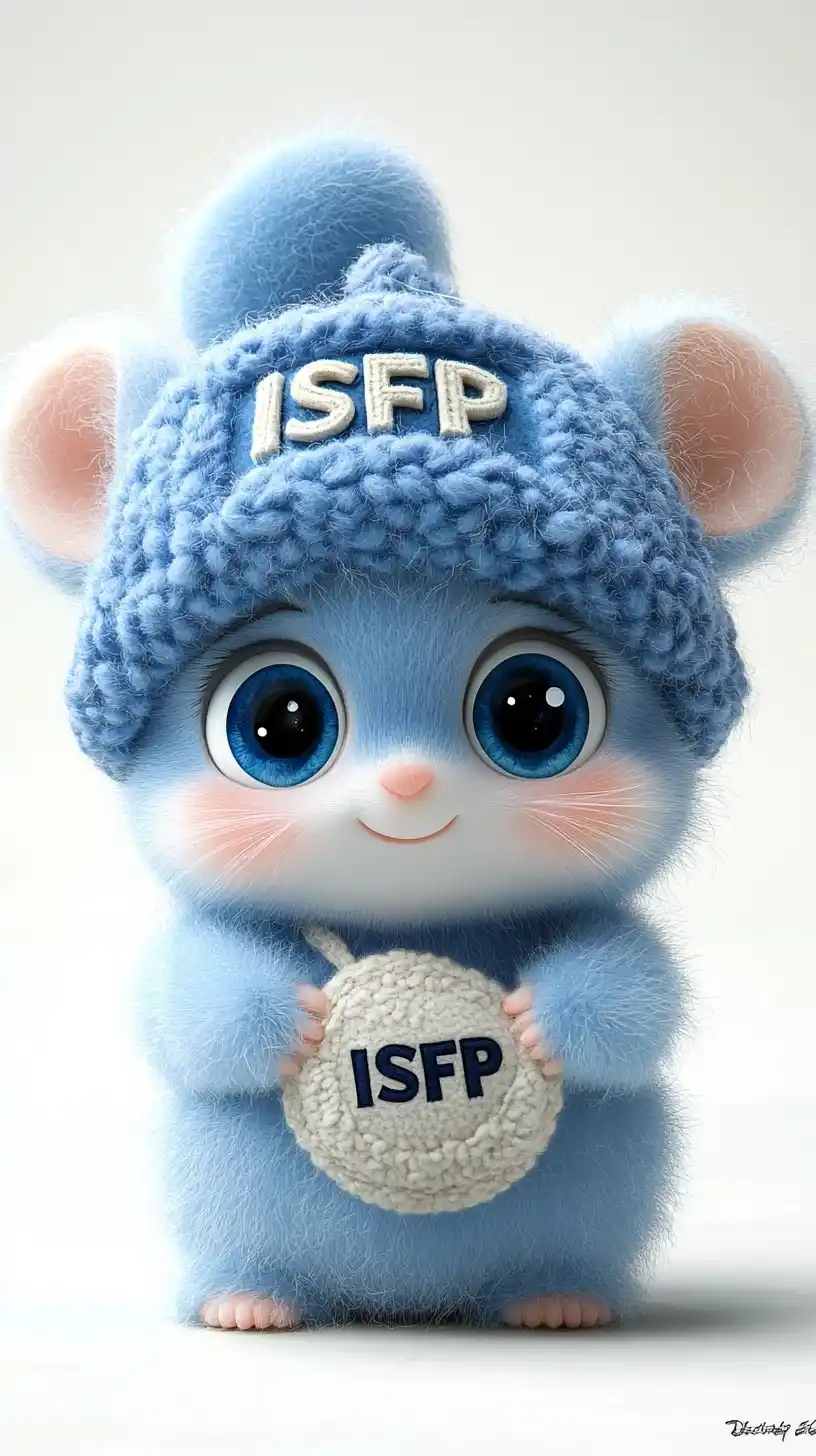 Felted Baby Mouse Portrait