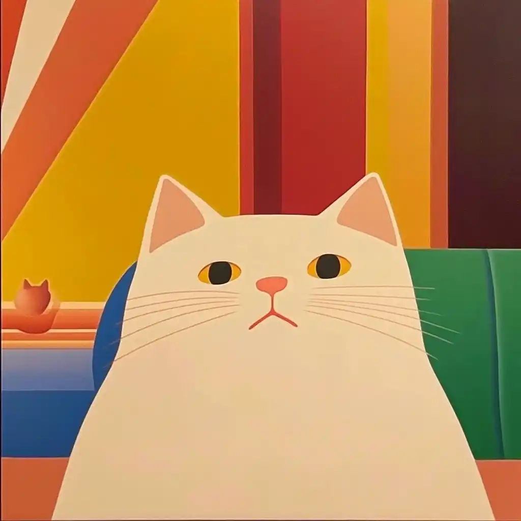 Cute Cat Illustration