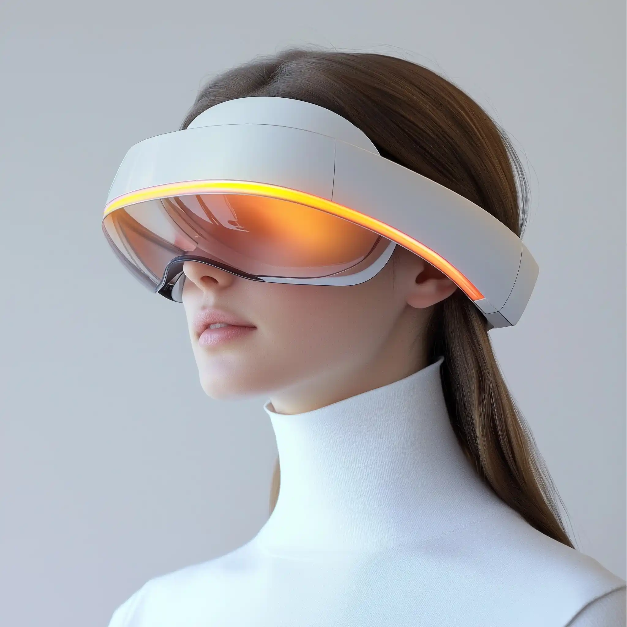 Futuristic Girl in VR