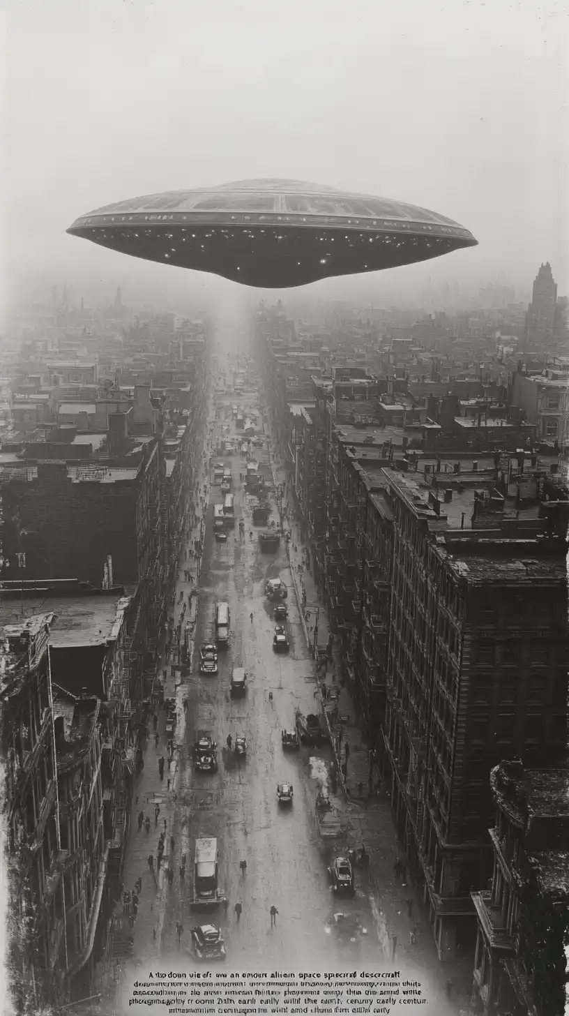 Alien Craft Aerial Photography