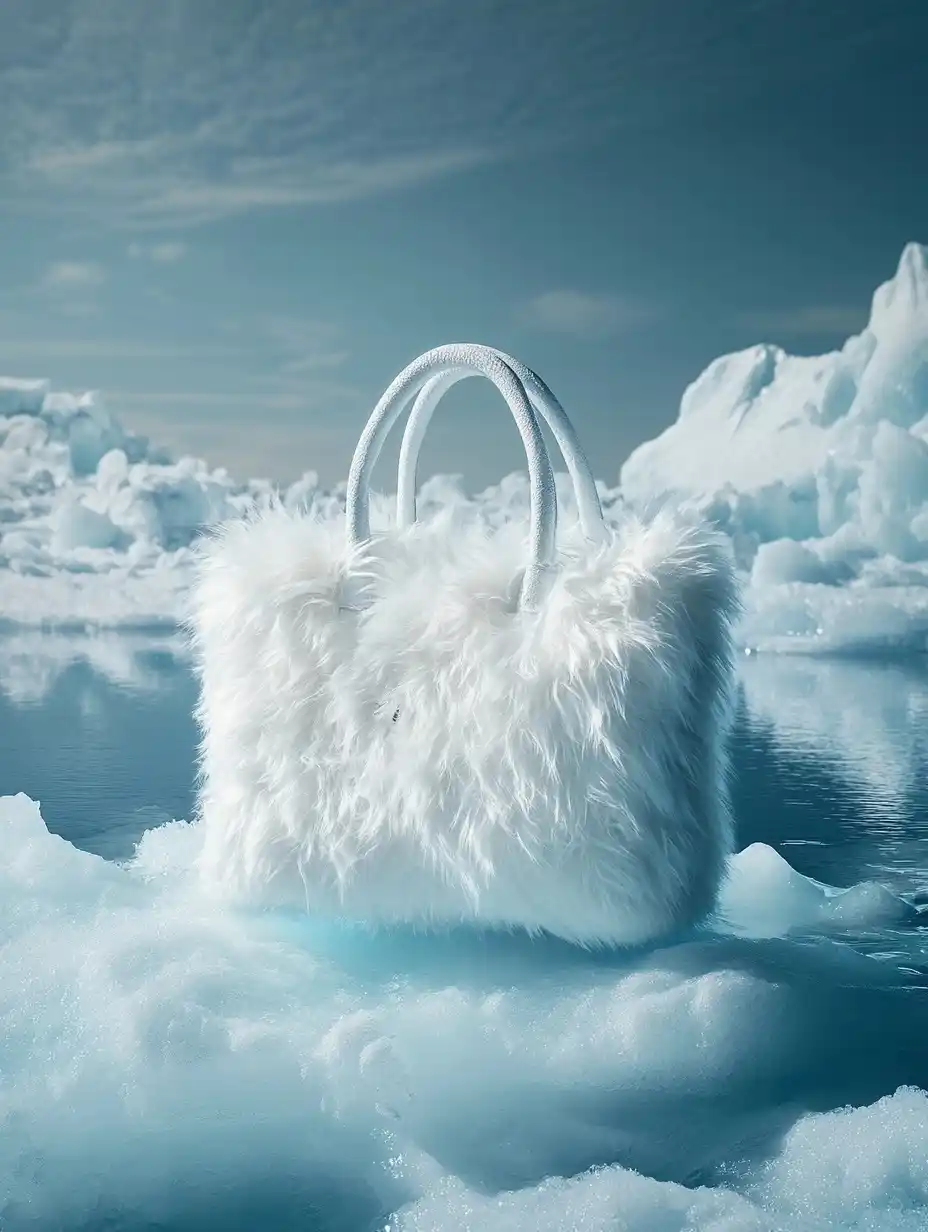 Surreal Handbag on Ice