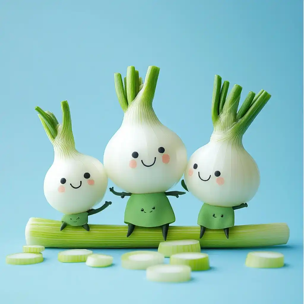 Kawaii Vegetables in Photography