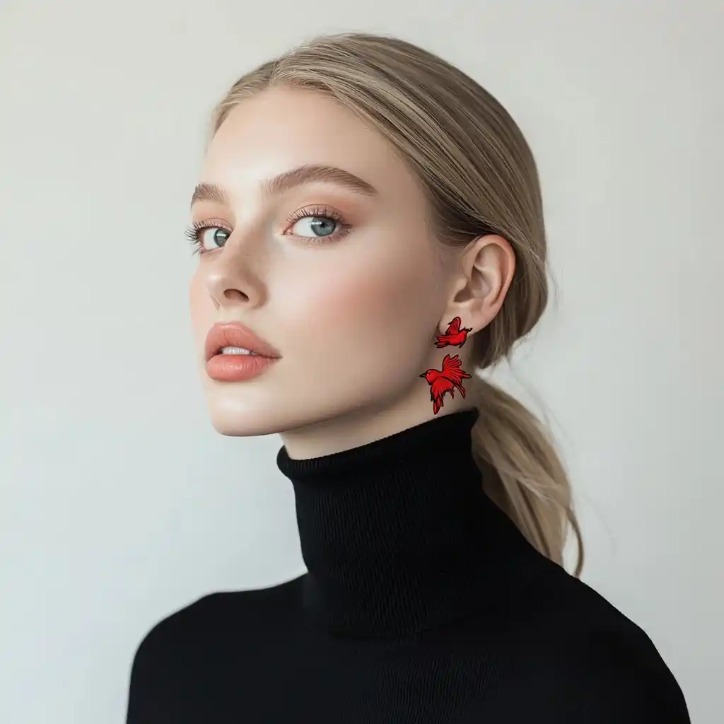 Blonde Woman Minimalist Design