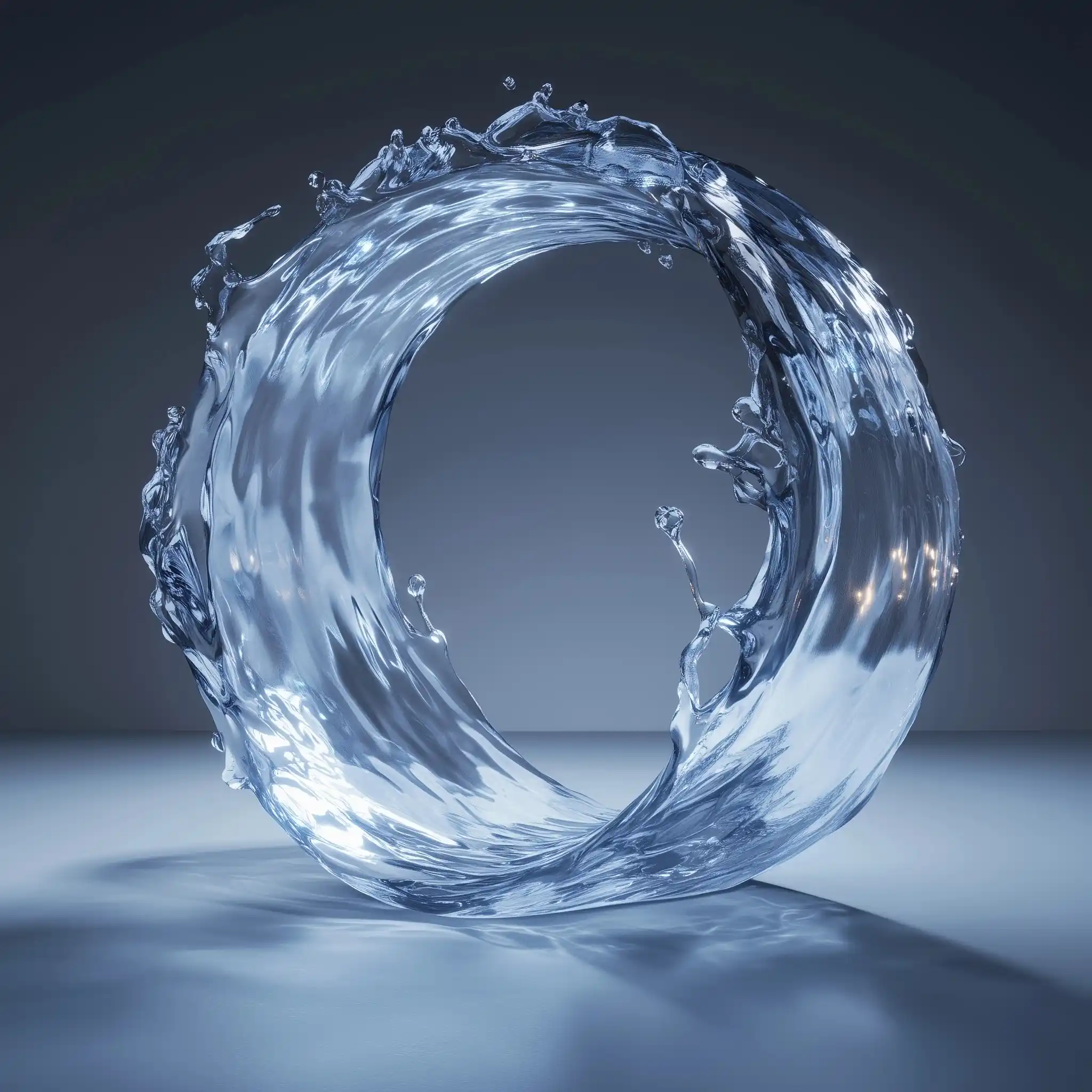 Photorealistic Water Shield Arc