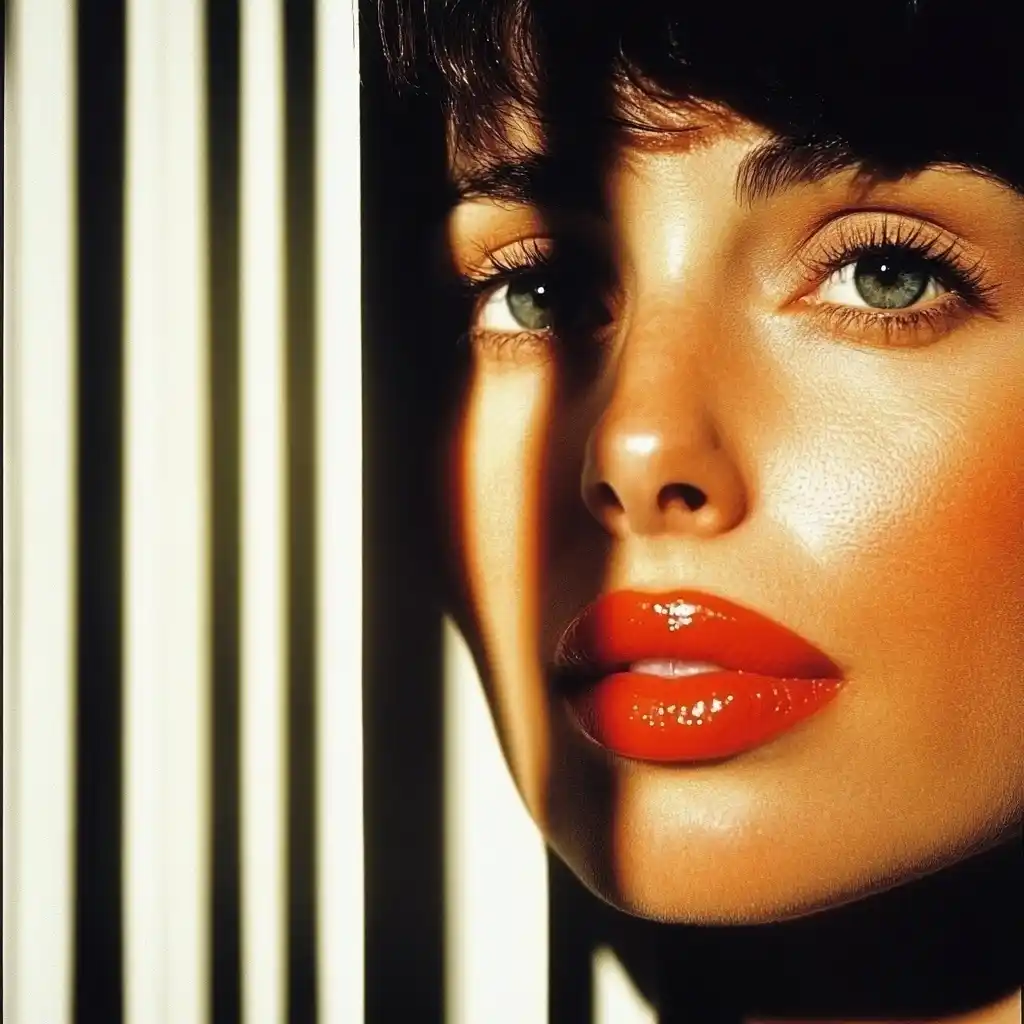 Hyper-Real Woman in Focus