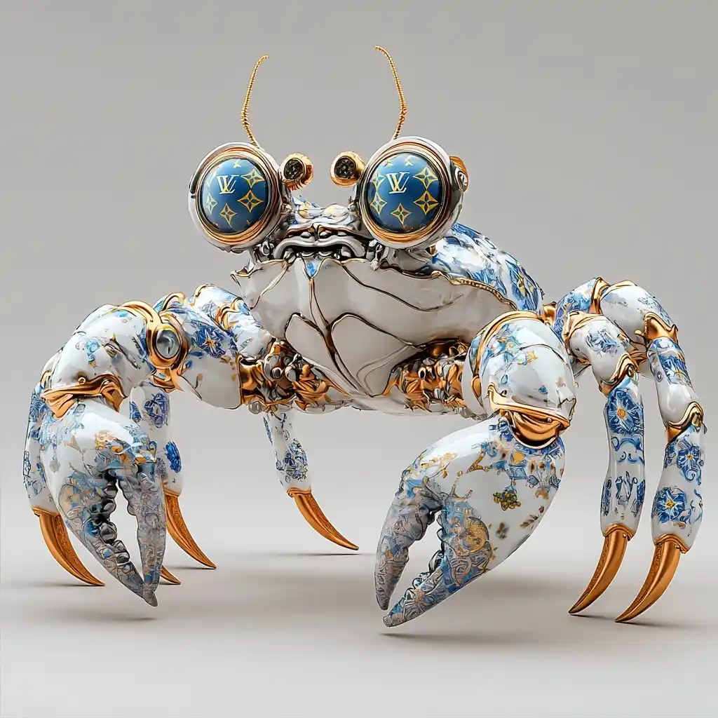 Ceramic Robot Crab Design