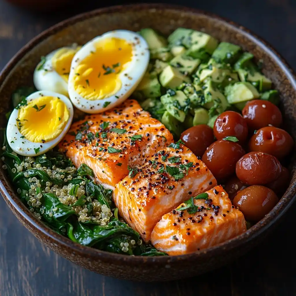 Vibrant Salmon Power Bowl