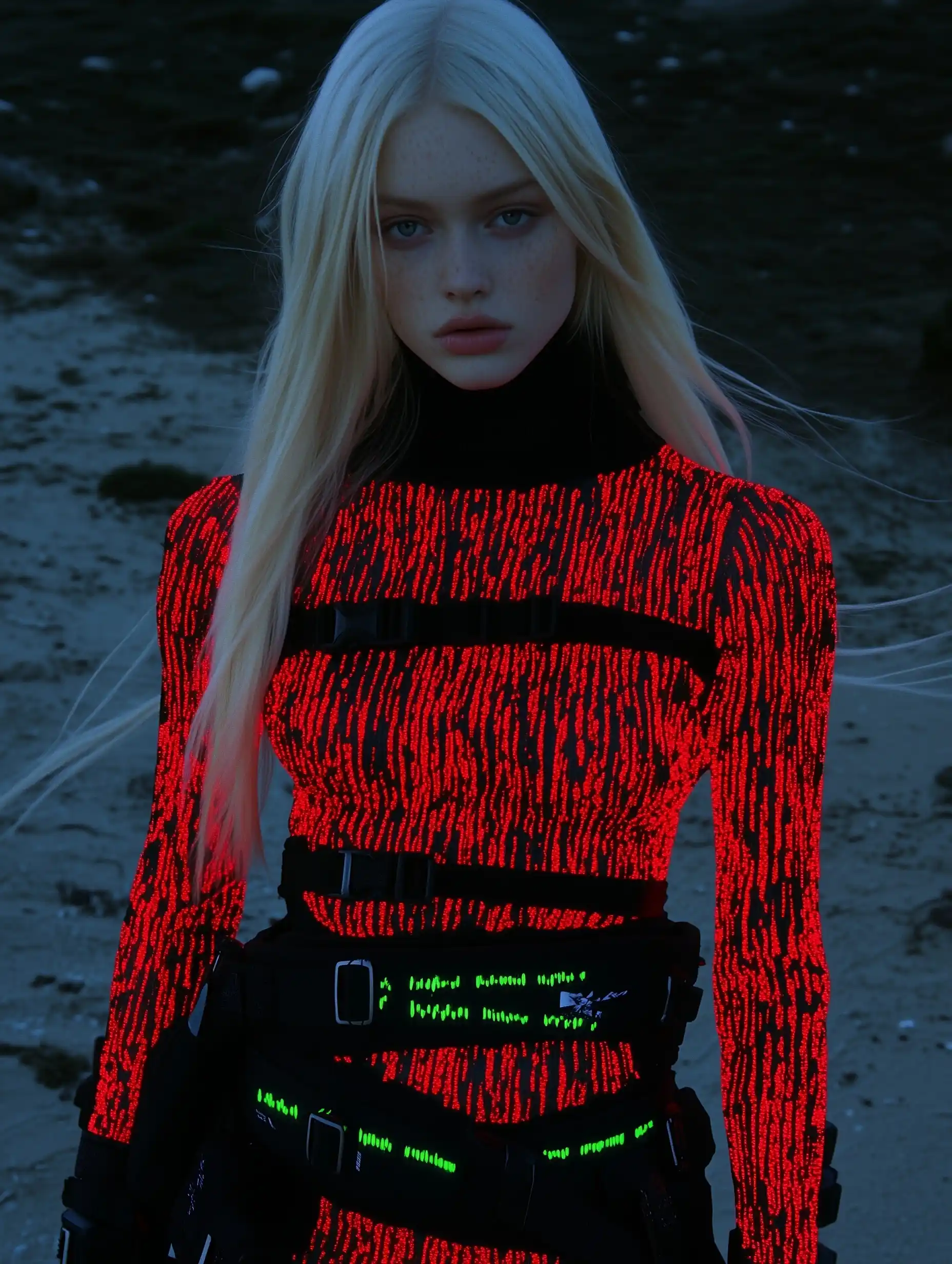 Cyberpunk Model in Fashion